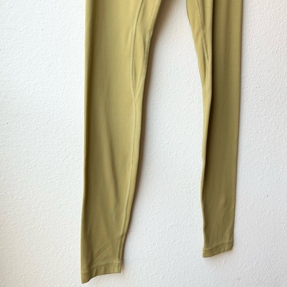Lululemon Align Full Length Pant 28" in Mustard Yellow Grape Leaf Sz 2 - Picture 8 of 16